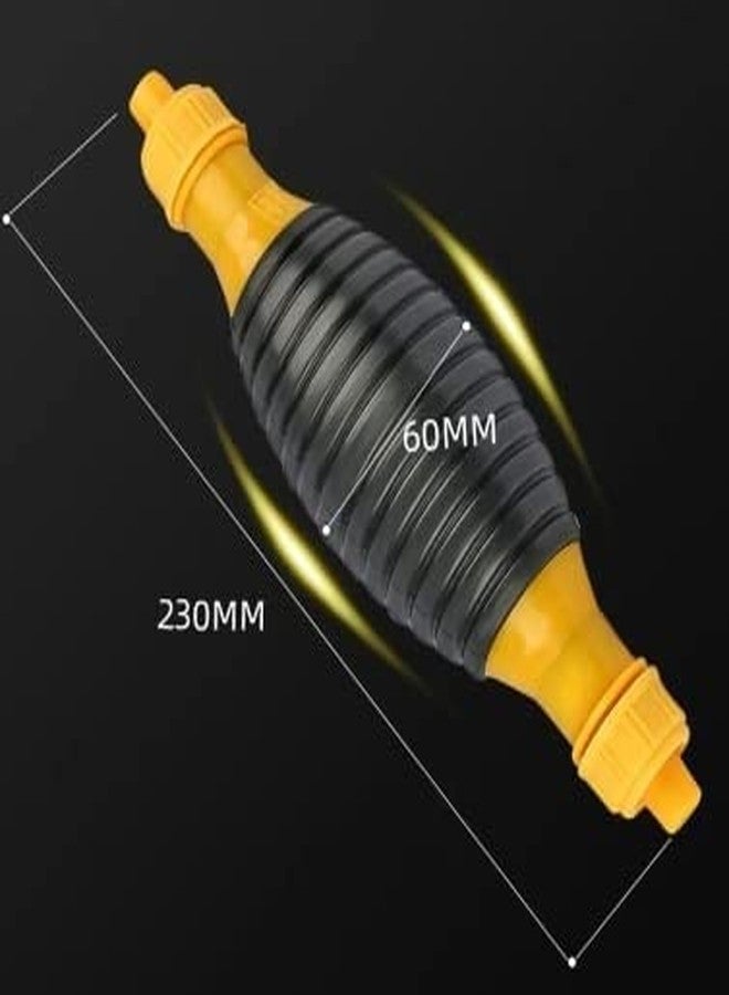 Nathgra Fish Tank Cleaner Set/Aquarium Water Changer Gravel Filter Vacuum Pump Kit Tank Sucker Siphon PVC Hose Pipe with High Flow Portable Manual Liquid Water Fish Tank Cleaner with 2 Pipe 1 Meter - Image 4